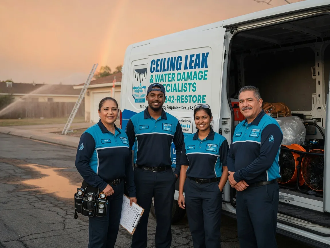 Ceiling Leak Cleanup company in Half Way, MO